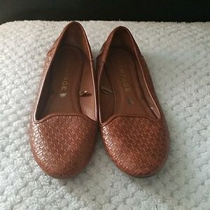 Rampage Brown Leather Flats